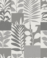 Advantage 2814-M1383 Hammons Silver Block Botanical Wallpaper