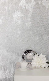 Advantage 2814-M1386 Kara Silver Texture Wallpaper