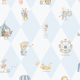 Galerie Bambino Cirque Blue Sidewall 282-2