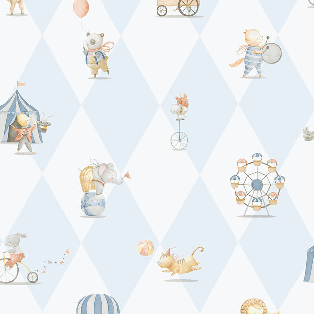 Galerie Bambino Cirque Blue Sidewall 282-2