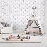 Galerie Bambino Cirque Blue Sidewall 282-2