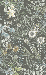 A-Street Prints 2821-12905 Full Bloom Taupe Floral Wallpaper