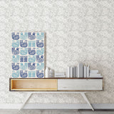 A-Street Prints 2821-25111 Ana Grey Floral Wallpaper