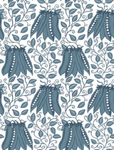 A-Street Prints 2821-25118 Peas in a Pod Teal Garden Wallpaper