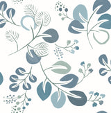 A-Street Prints 2821-25124 Jona Teal Trail Wallpaper