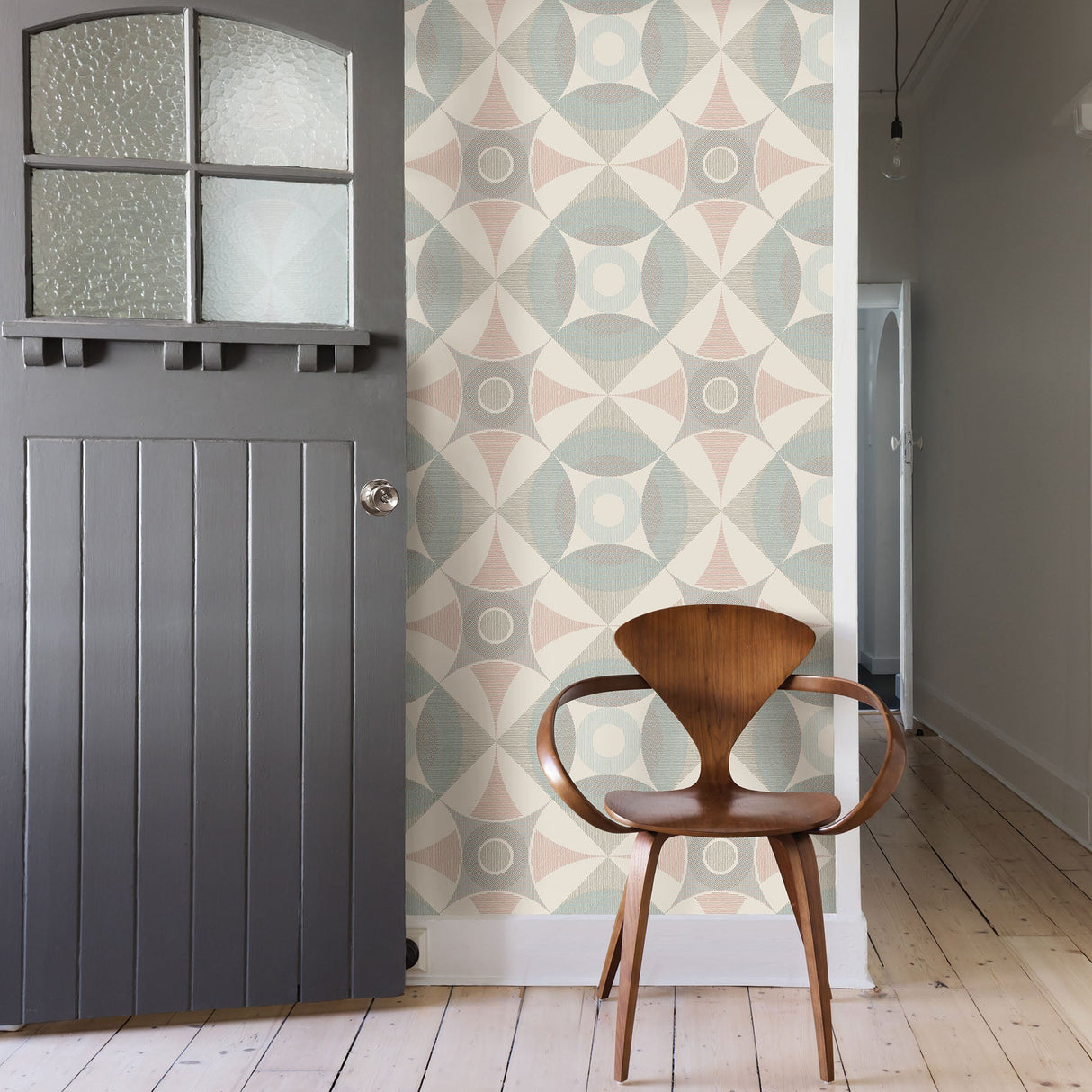 A-Street Prints 2821-25136 Ellis Multicolor Geometric Wallpaper