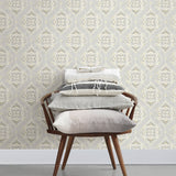 A-Street Prints 2821-25149 Adele Light Grey Damask Wallpaper