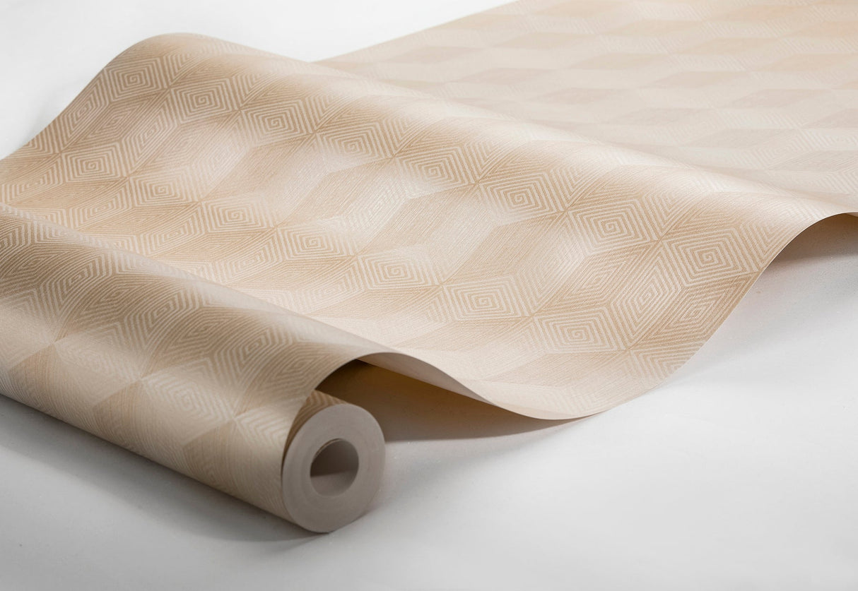 Engblad & Co 2825-6361 Claremont Wheat Geometric Wallpaper