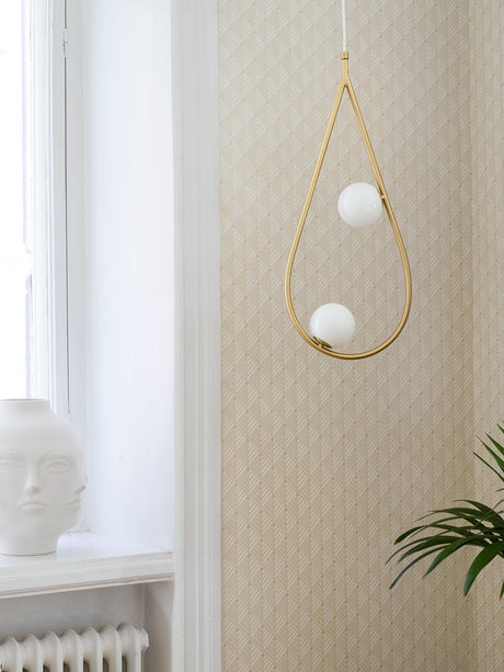 Engblad & Co 2825-6372 Opera Cream Geometric Wallpaper