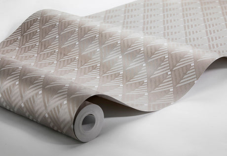 Engblad & Co 2825-6373 Opera Platinum Geometric Wallpaper