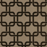 Engblad & Co 2825-6385 Waldorf Brown Flocked Links Wallpaper