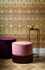 Engblad & Co 2825-6387 Taichung Orange Ogee Wallpaper