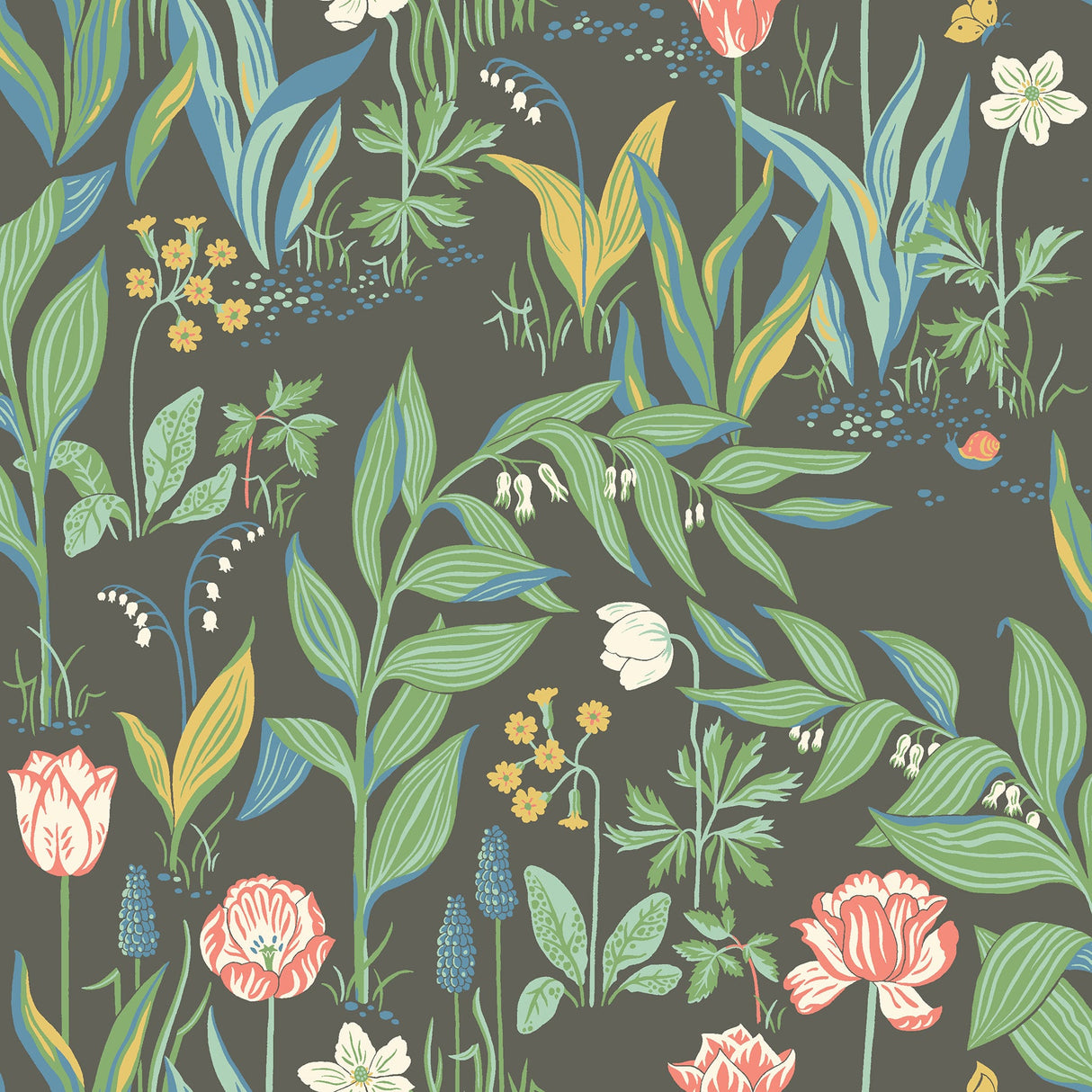 Wall Vision 2827-7219 Spring Garden Multicolor Botanical Wallpaper