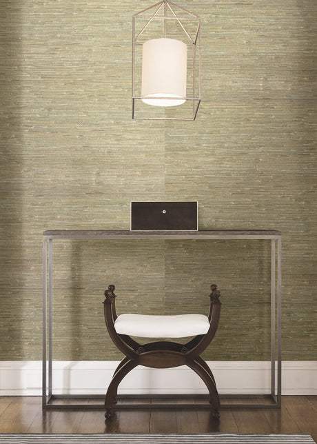Eade’s Iriga Gold Grasscloth Wallpaper Gold