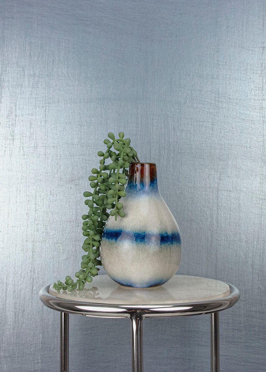Eade’s Lustre Slate Silk Weave Wallpaper Slate