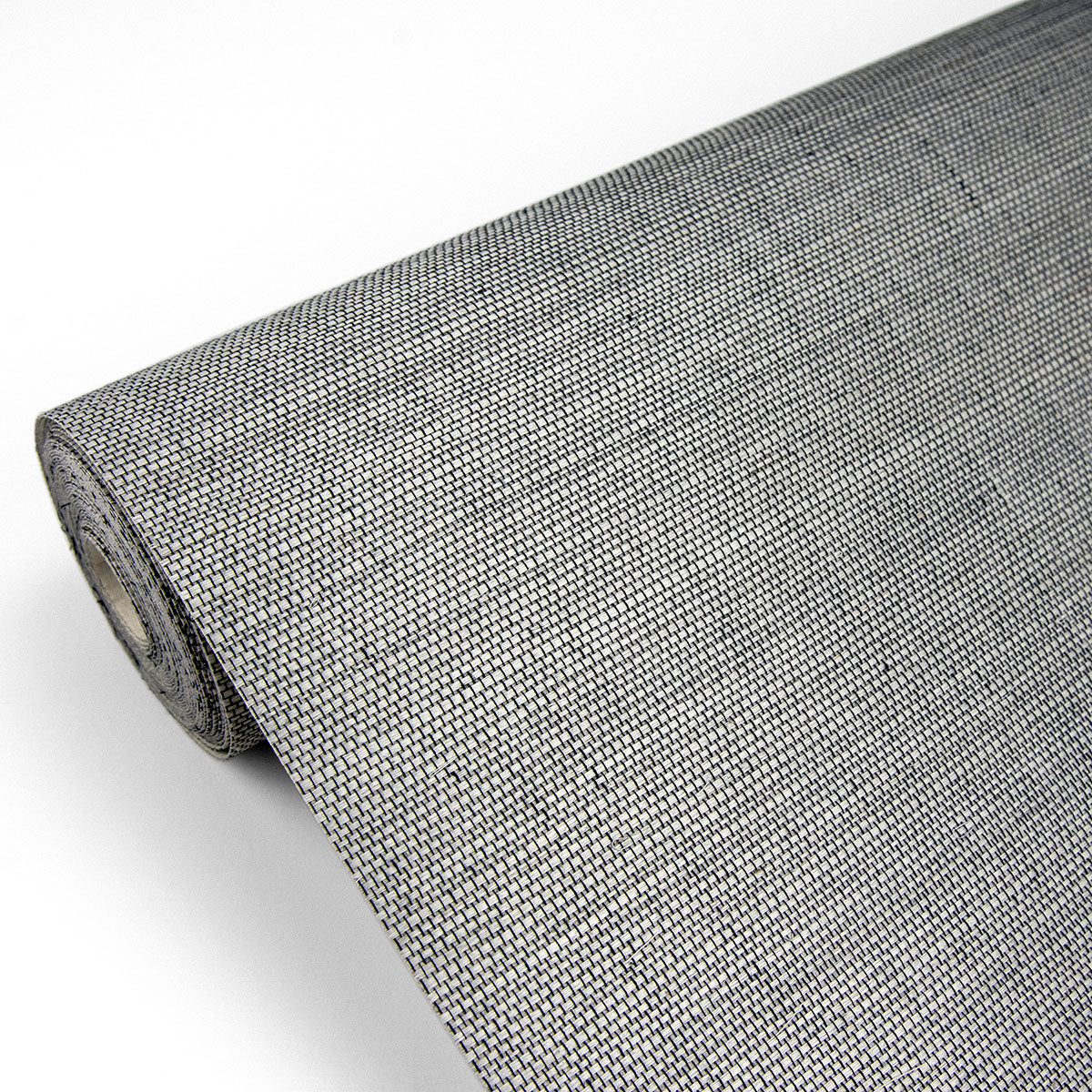 Eade’s Khuri Grey Grasscloth Wallpaper Grey