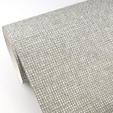 Eade’s Chiang Grey Grasscloth Wallpaper Grey