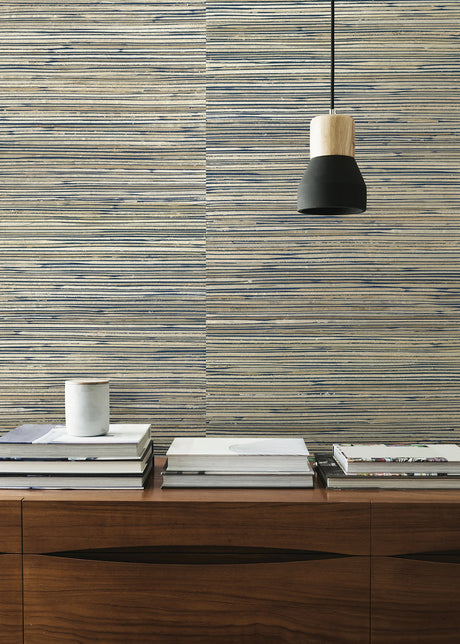 Eade’s Ranong Champagne Grasscloth Wallpaper Champagne