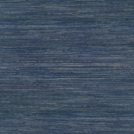 Eade’s Pattini Indigo Grasscloth Wallpaper Indigo