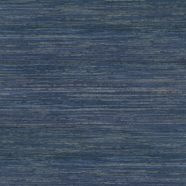 Eade’s Pattini Indigo Grasscloth Wallpaper Indigo