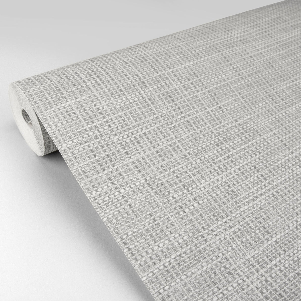 Eade’s In the Loop Grey Faux Grasscloth Wallpaper Grey