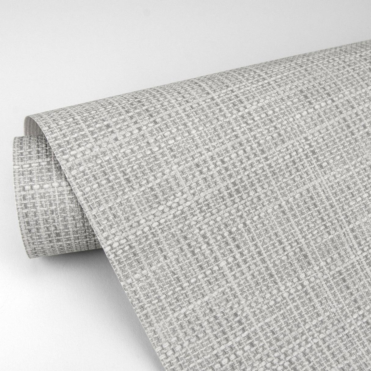 Eade’s In the Loop Grey Faux Grasscloth Wallpaper Grey