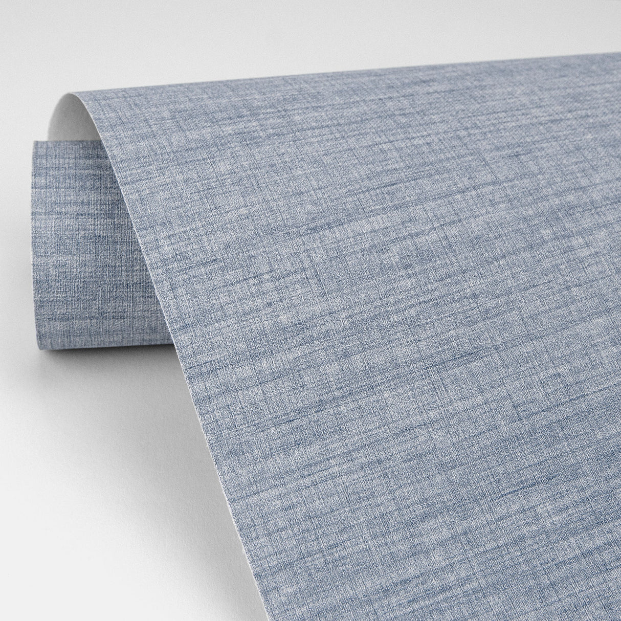 Eade’s Essence Light Blue Linen Texture Wallpaper Light Blue