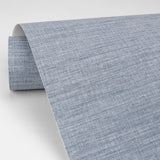 Eade’s Essence Light Blue Linen Texture Wallpaper Light Blue