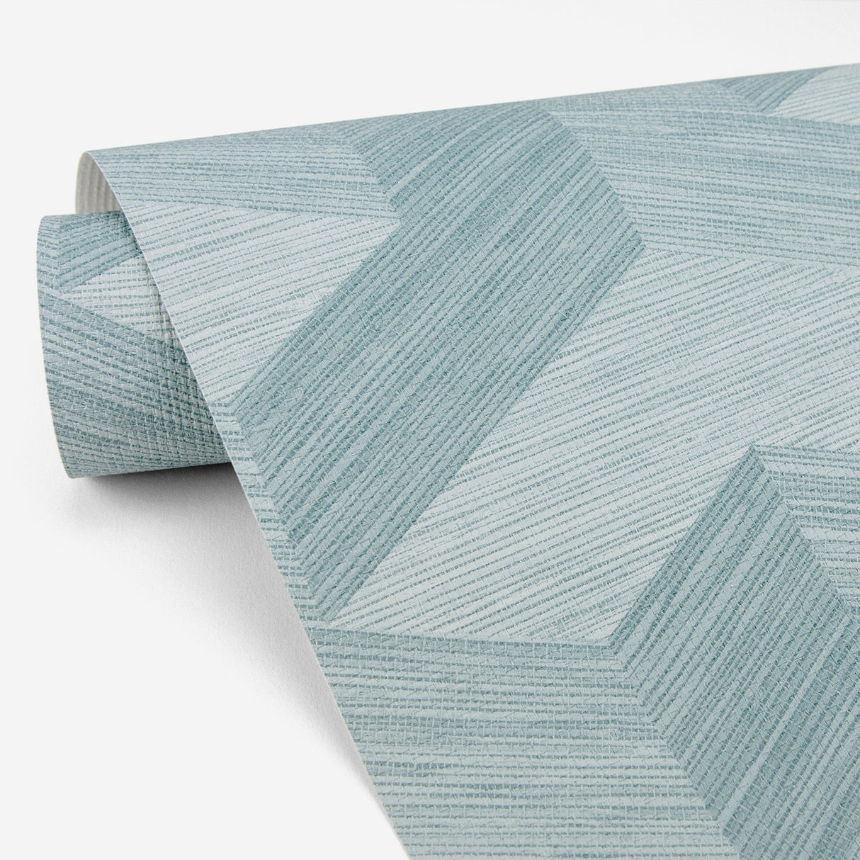 Eade’s Y Knot Turquoise Geometric Texture Wallpaper Turquois