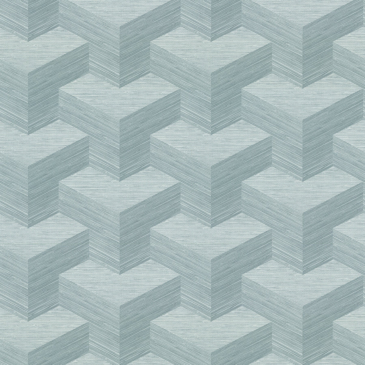 Eade’s Y Knot Turquoise Geometric Texture Wallpaper Turquois