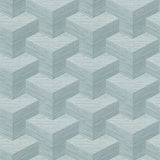 Eade’s Y Knot Turquoise Geometric Texture Wallpaper Turquois