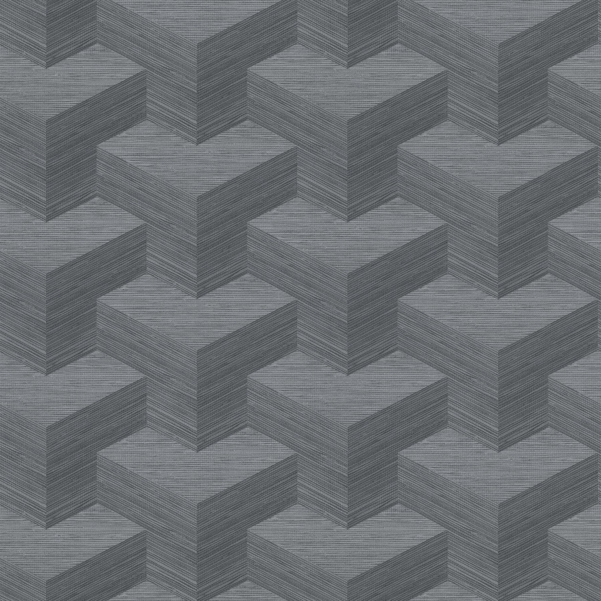 A-Street Prints 2829-82064 Y Knot Slate Geometric Texture Wallpaper