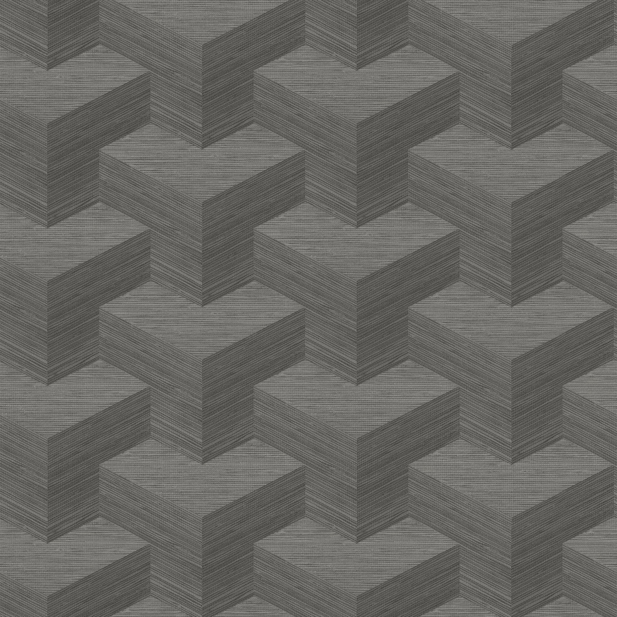 Eade’s Y Knot Grey Geometric Texture Wallpaper Grey