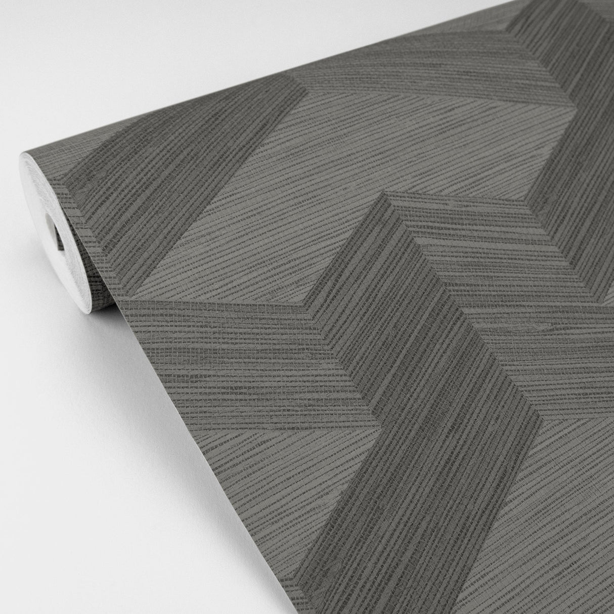 Eade’s Y Knot Grey Geometric Texture Wallpaper Grey