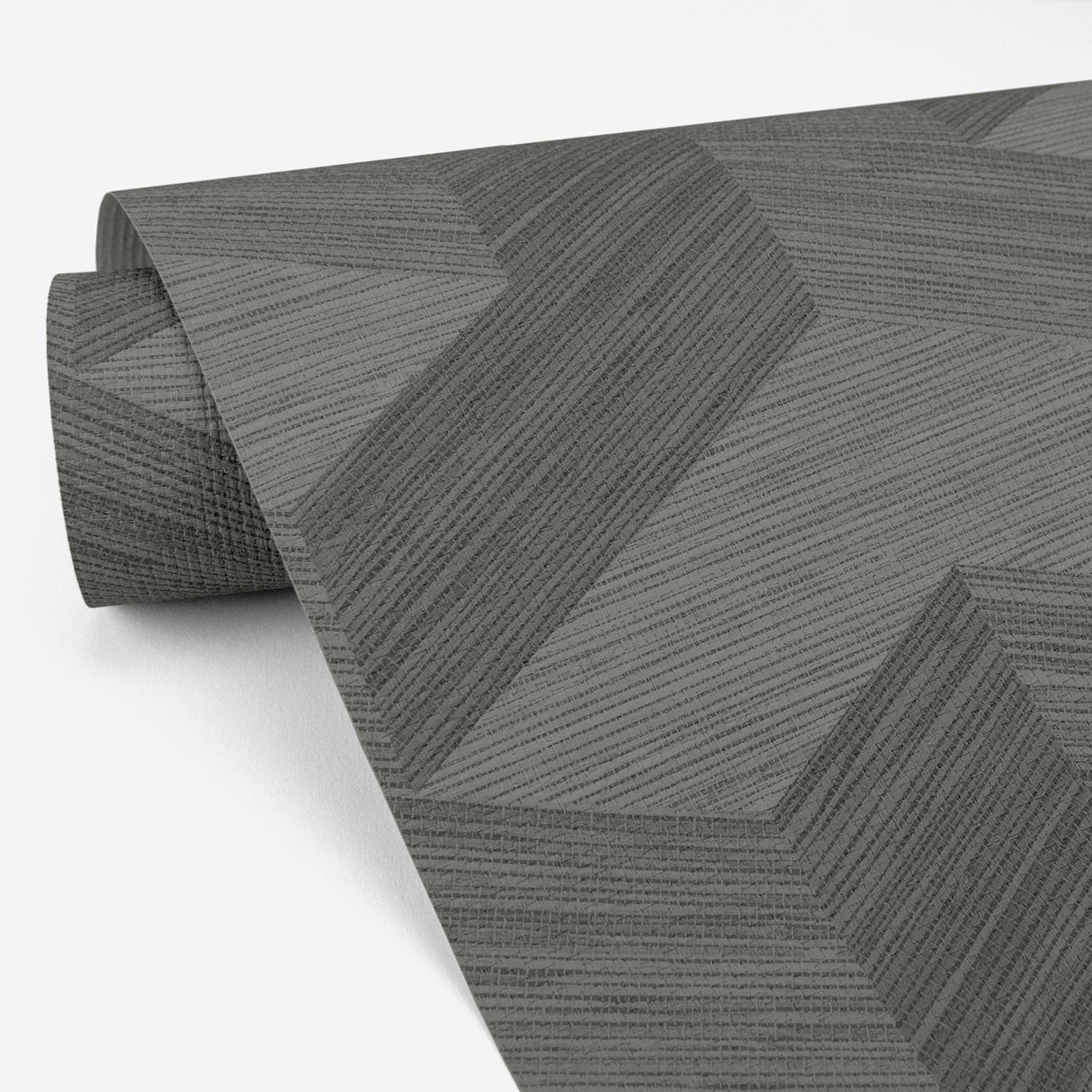 Eade’s Y Knot Grey Geometric Texture Wallpaper Grey