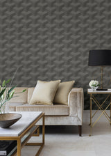 Eade’s Y Knot Grey Geometric Texture Wallpaper Grey