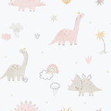 Galerie Bambino Dino Pink Sidewall 283-1