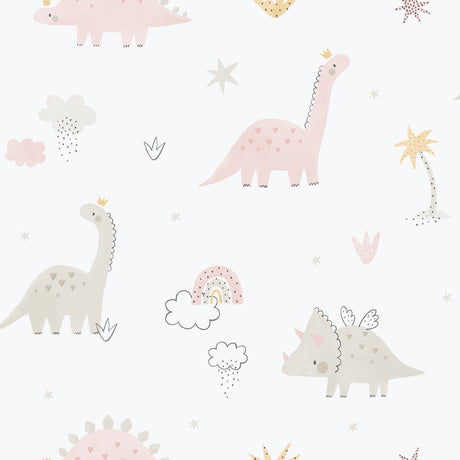 Galerie Bambino Dino Pink Sidewall 283-1