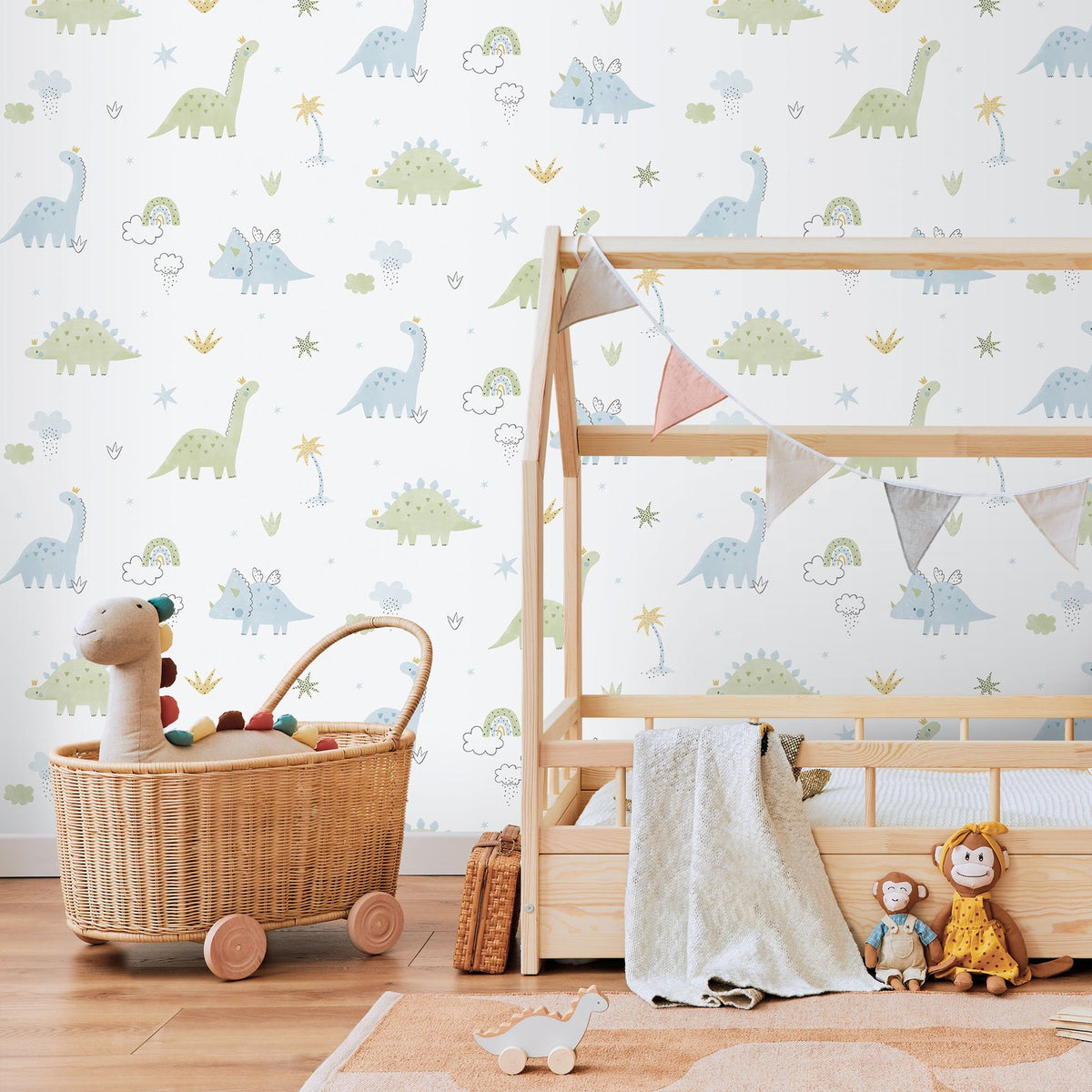 Galerie Bambino Dino Blue Sidewall 283-2