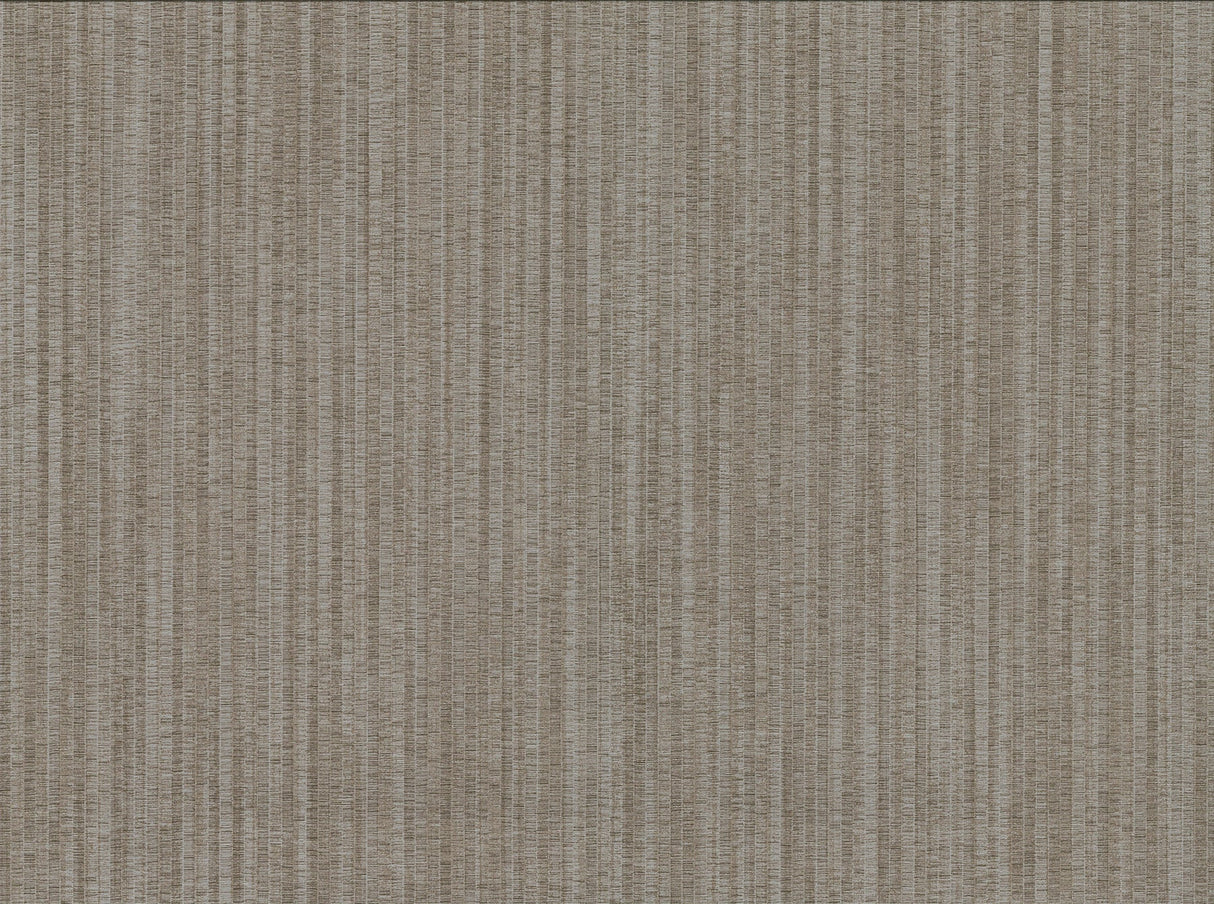 Warner Textures 2830-2724 Volantis Dark Brown Textured Stripe Wallpaper
