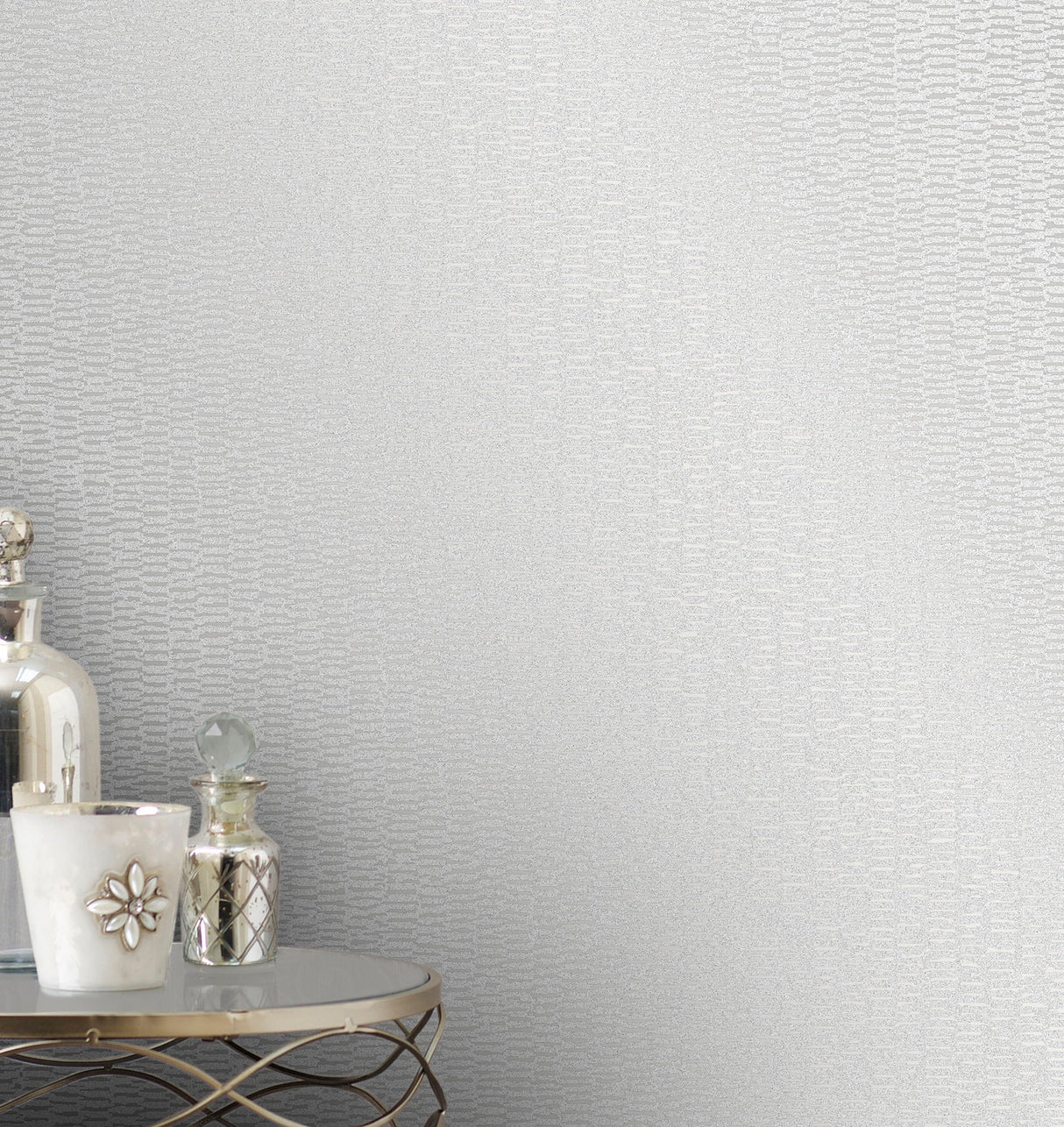 Advantage 2834-42241 Fleur Silver Texture Wallpaper