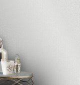 Advantage 2834-42241 Fleur Silver Texture Wallpaper