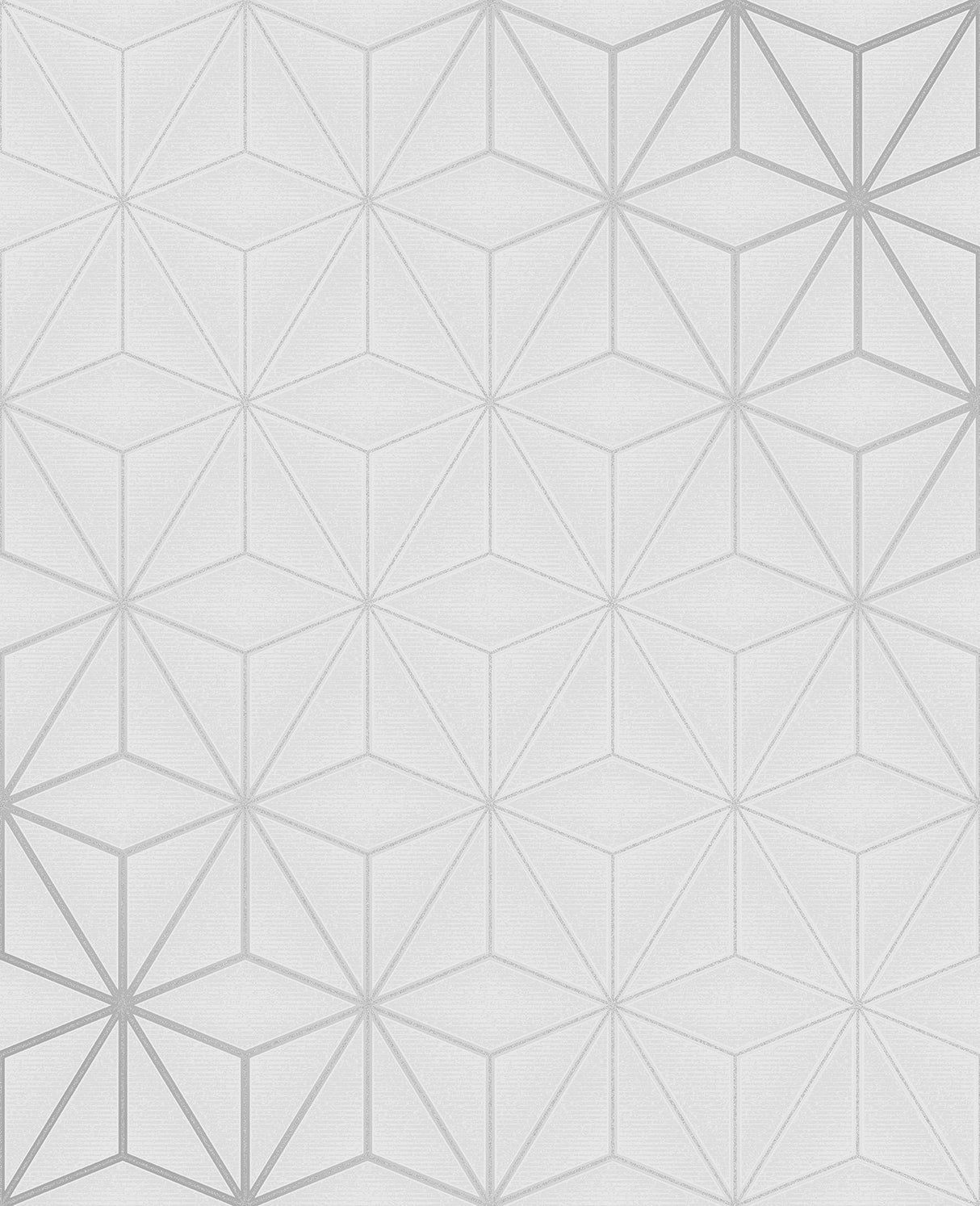 Advantage 2834-42338 Augustin Light Grey Geometric Wallpaper