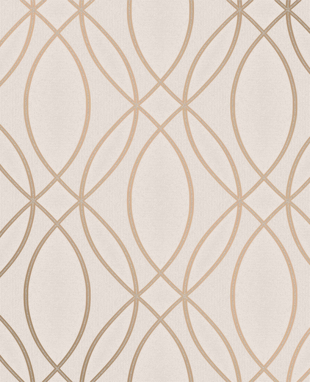Advantage 2834-42345 Lisandro Rose Gold Geometric Lattice Wallpaper