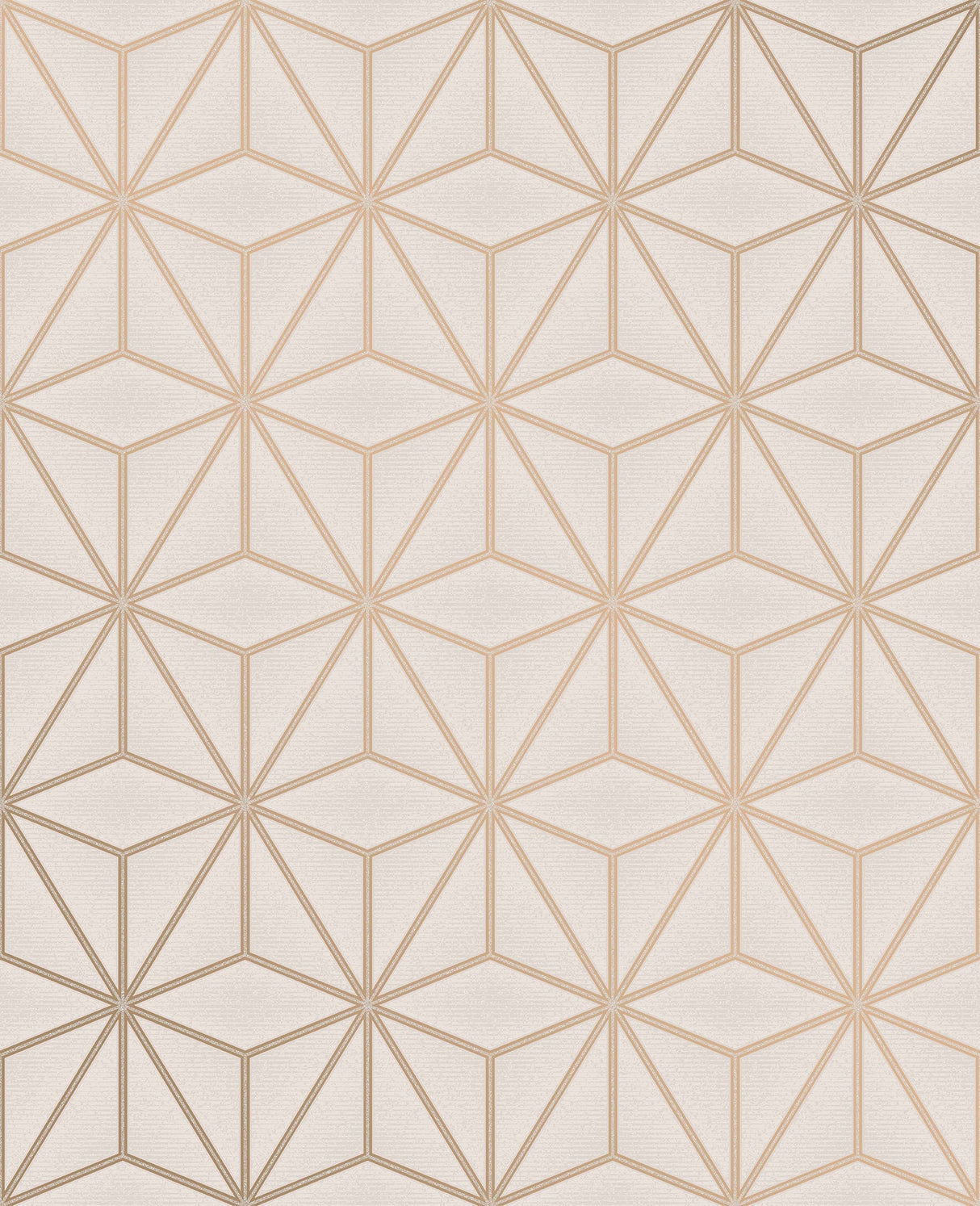 Advantage 2834-42346 Augustin Rose Gold Geometric Wallpaper