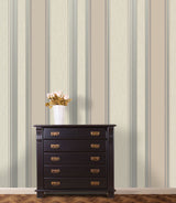 Advantage 2834-M0784 Mirabelle Neutral Stripe Wallpaper