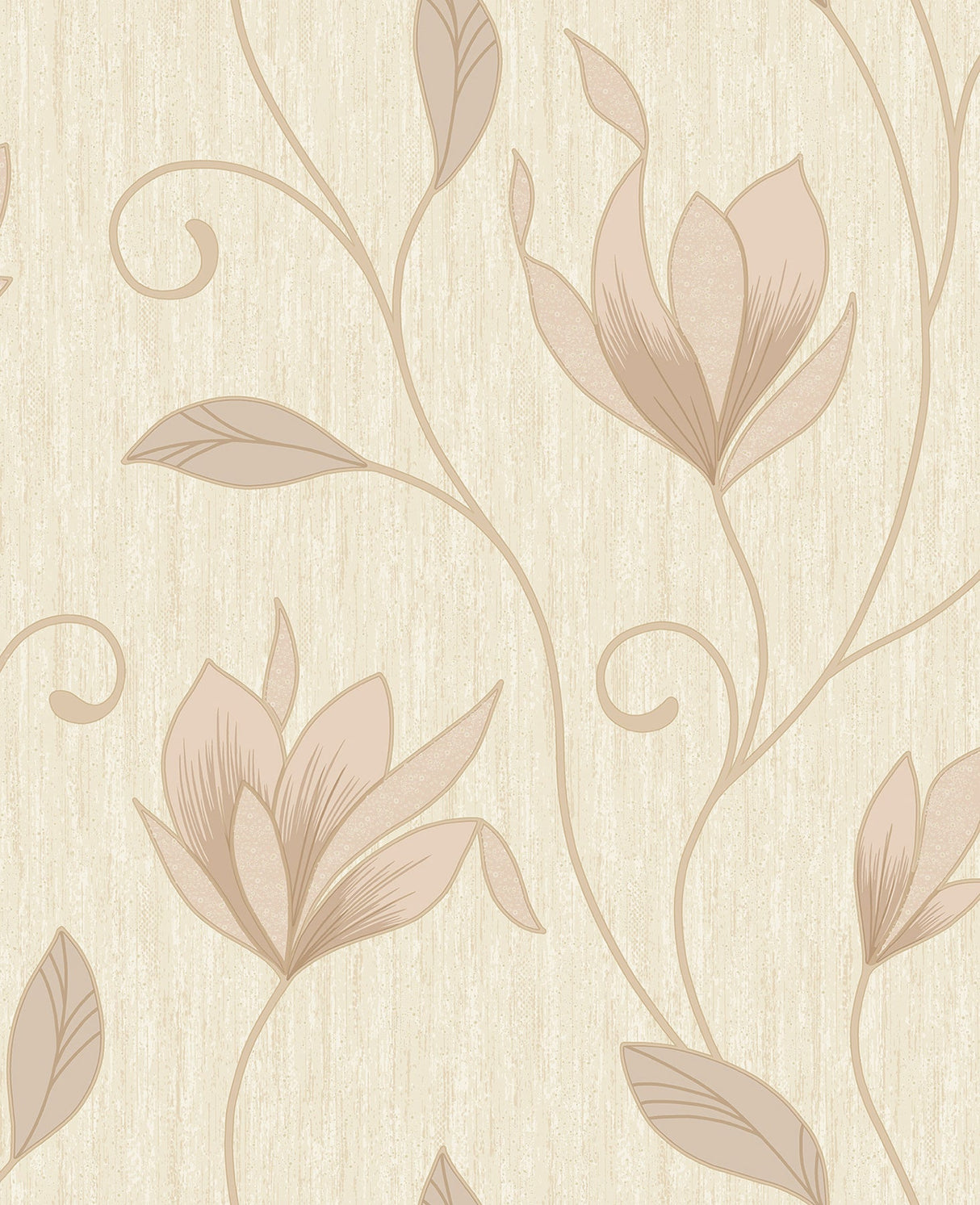 Advantage 2834-M0868 Anais Cream Floral Trails Wallpaper