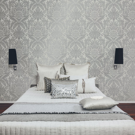 Advantage 2834-M1388 Bernadette Cream Damask Wallpaper