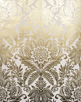 Advantage 2834-M1395 Bernadette Gold Damask Wallpaper