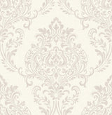 Advantage 2836-22016 Falstaff Cream Damask Wallpaper